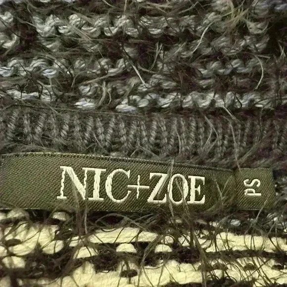 Nic & Zoe Open Front Waterfall Cardigan (K13) - Picture 6 of 6